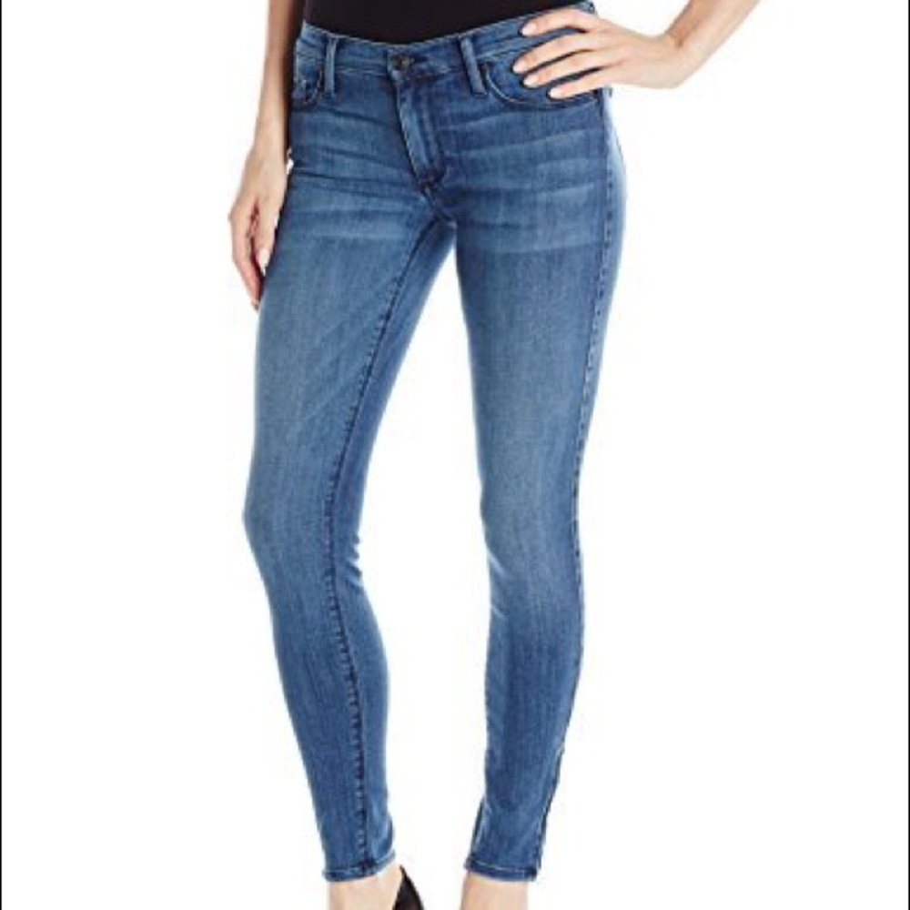Black orchid jeans w side ankle zipper